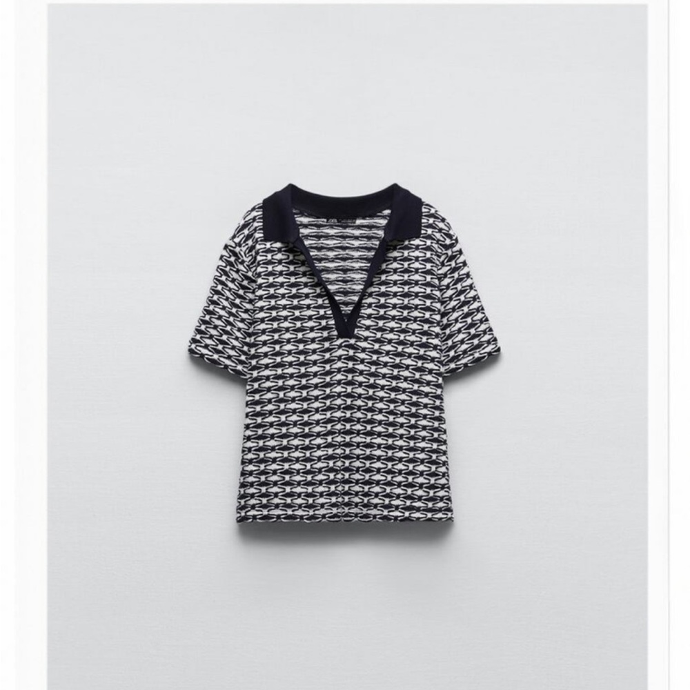 Zara Jacquard Polo (part of set)